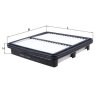 KNECHT Luftfilter LX 4301 - LX4301 für PEHH133A0