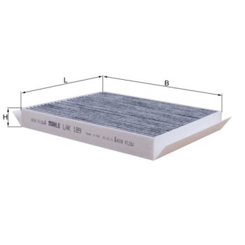 KNECHT Filter, Innenraumluft LAK 189 - LAK189 für...