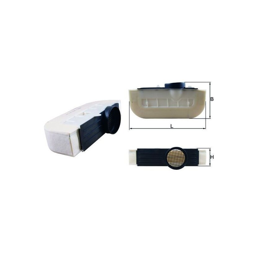 KNECHT Luftfilter LX 3294/4 - LX3294/4 für 4M0133843A
