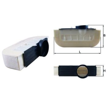 KNECHT Luftfilter LX 3294/4 - LX3294/4 für 4M0133843A