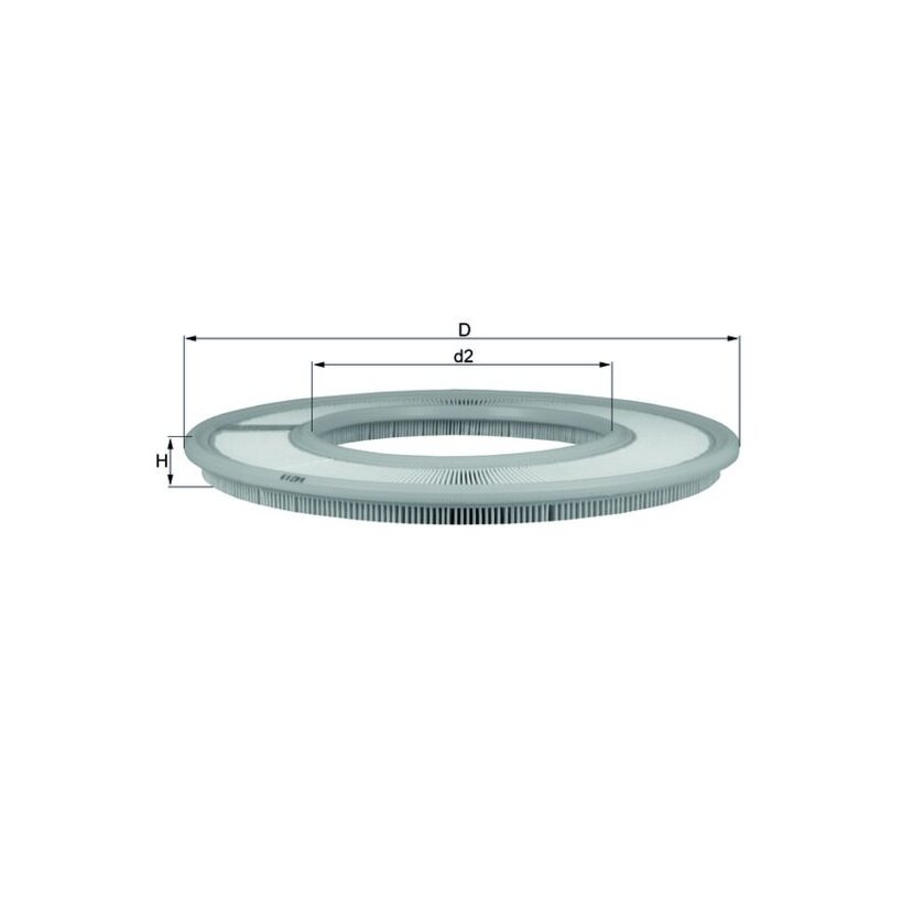 KNECHT Luftfilter LX 66 - LX66 für 13713901468