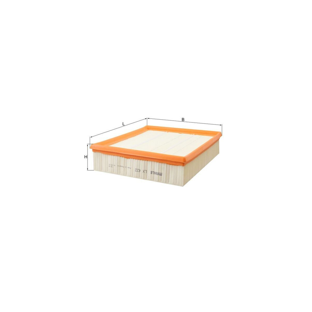 KNECHT Luftfilter LX 422 - LX422 für 13711736675