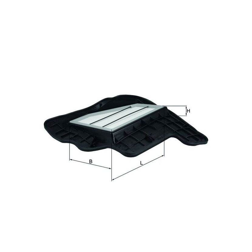 KNECHT Luftfilter LX 1685/5 - LX1685/5 für 13717577457