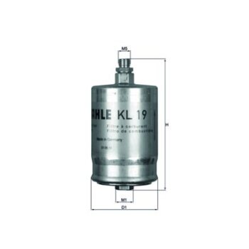 KNECHT Kraftstofffilter KL 19 - KL19 für 25067070