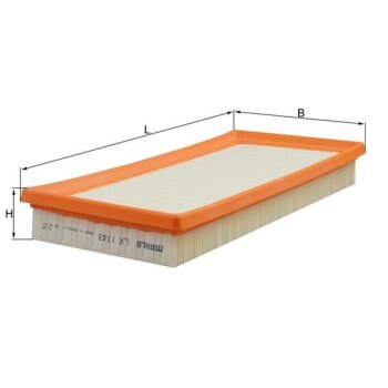 KNECHT Luftfilter LX 1143 - LX1143 für 51775340