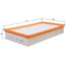 KNECHT Luftfilter LX 517 - LX517 für 6040940504