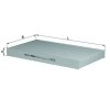 KNECHT Filter, Innenraumluft LA 46 - LA46 für 4A0819439