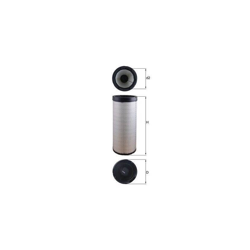 KNECHT Sekundärluftfilter LXS 224 - LXS224 für 5010317187