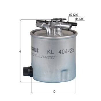 KNECHT Kraftstofffilter KL 404/25 - KL404/25 für...