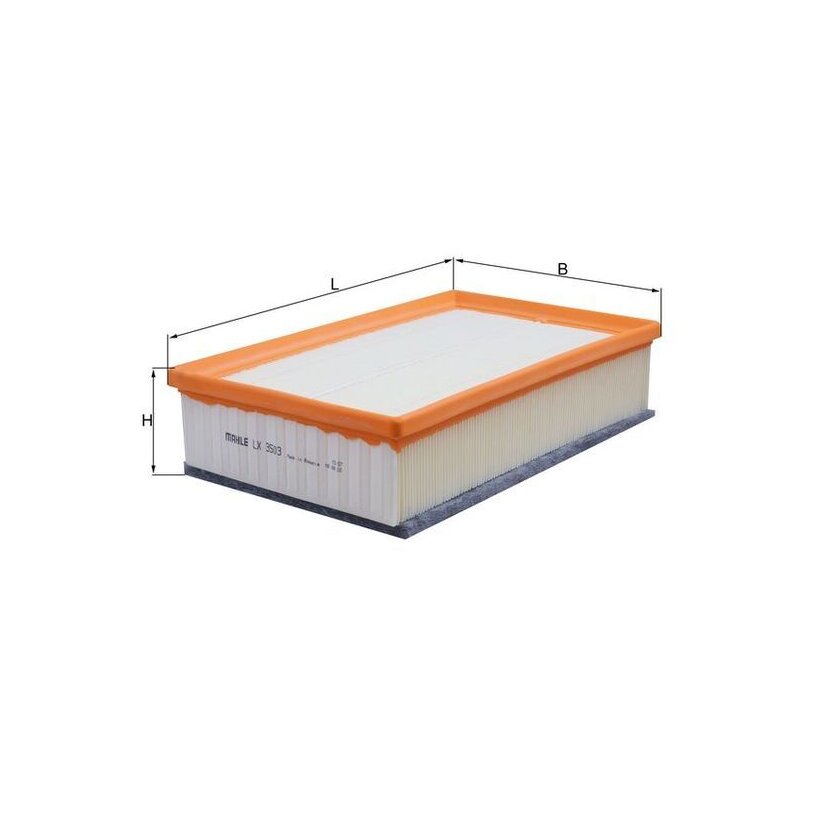 KNECHT Luftfilter LX 3503 - LX3503 für 2Q0129620