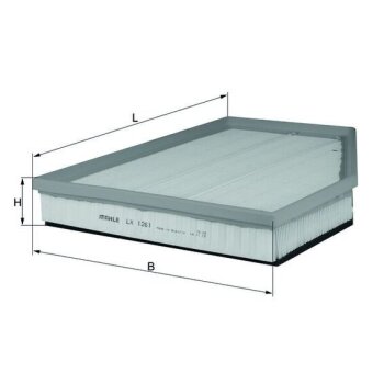 KNECHT Luftfilter LX 1261 - LX1261 für 13717793647