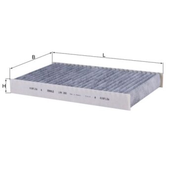 KNECHT Filter, Innenraumluft LAK 280 - LAK280 für...
