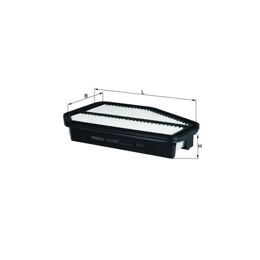 KNECHT Luftfilter LX 2797 - LX2797 für 17220RSPG00