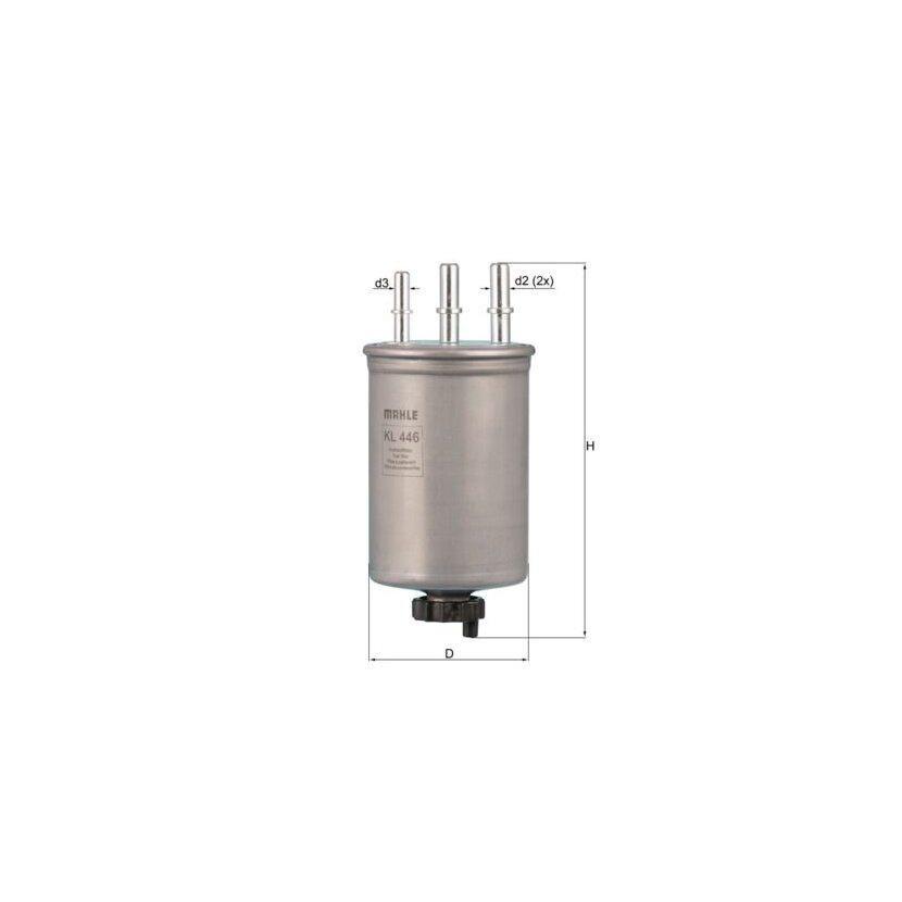 KNECHT Kraftstofffilter KL 446 - KL446 für 1132631