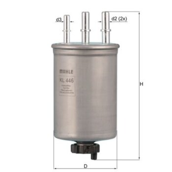 KNECHT Kraftstofffilter KL 446 - KL446 für 1132631