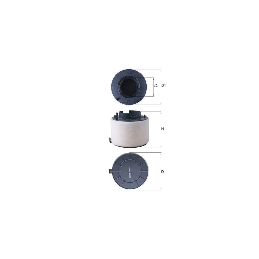 KNECHT Luftfilter LX 4249 - LX4249 für 8K0133843L