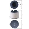 KNECHT Luftfilter LX 4249 - LX4249 für 8K0133843L