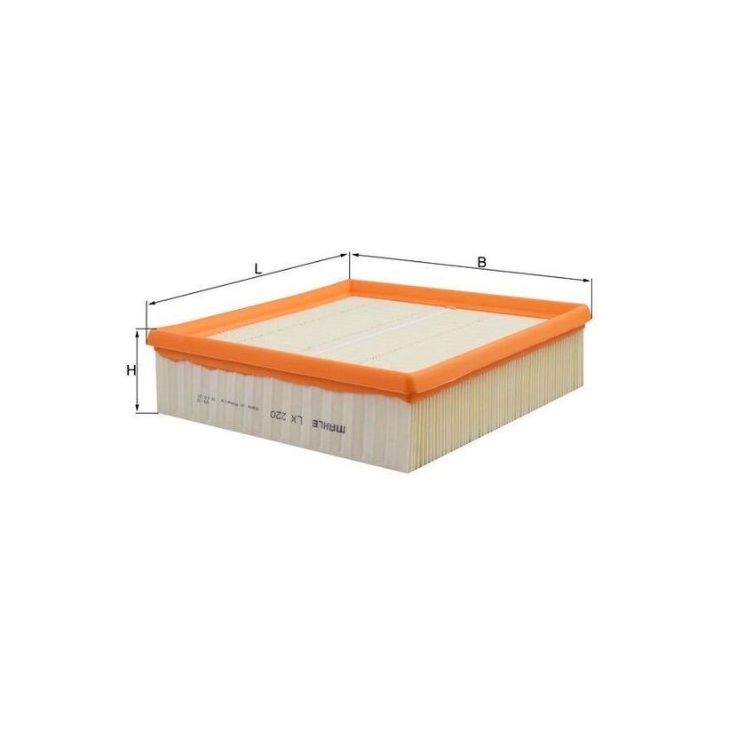 KNECHT Luftfilter LX 220 - LX220 für 021129620