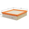 KNECHT Luftfilter LX 220 - LX220 für 021129620