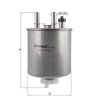 KNECHT Kraftstofffilter KL 834 - KL834 für 164001137R