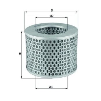 KNECHT Luftfilter LX 186 - LX186 für 1498419