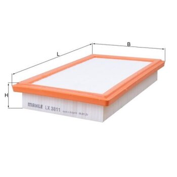KNECHT Luftfilter LX 3811 - LX3811 für 2740900201