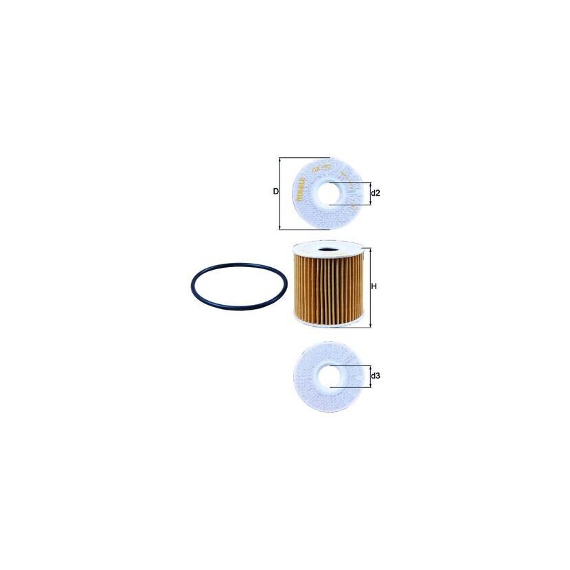 KNECHT Ölfilter OX 192D - OX192D für 1N0314302