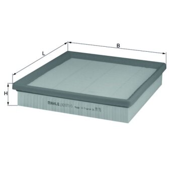KNECHT Luftfilter LX 2077/3 - LX2077/3 für 13717630911