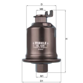 KNECHT Kraftstofffilter KL 436 - KL436 für DFF053018