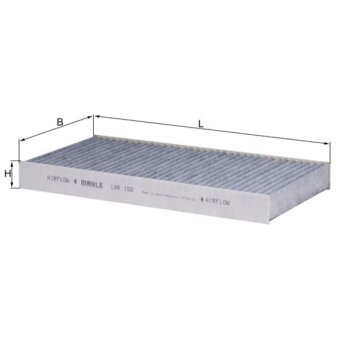 KNECHT Filter, Innenraumluft LAK 152 - LAK152 für...