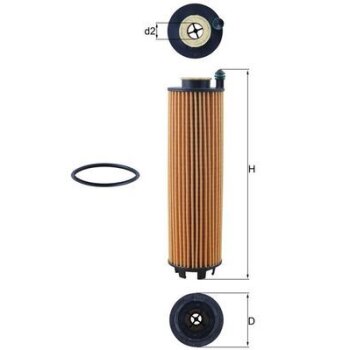 KNECHT Ölfilter OX 1301D - OX1301D für 2561840000