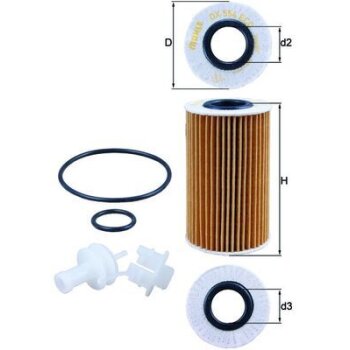 KNECHT Ölfilter OX 554D2 - OX554D2 für 04152-YZZA4