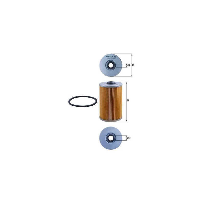 KNECHT Kraftstofffilter KX 35 - KX35 für 190604