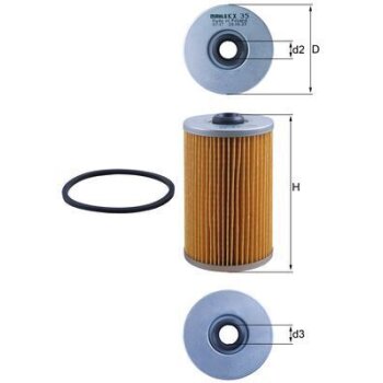 KNECHT Kraftstofffilter KX 35 - KX35 für 190604