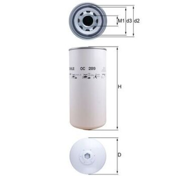 KNECHT Ölfilter OC 289 - OC289 für 1310901