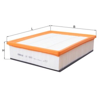 KNECHT Luftfilter LX 1605 - LX1605 für 1418712