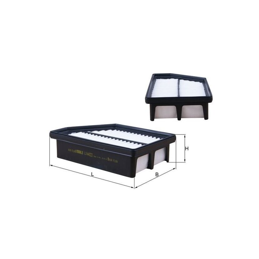 KNECHT Luftfilter LX 4433 - LX4433 für 2311334100