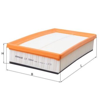 KNECHT Luftfilter LX 3344 - LX3344 für 1516734