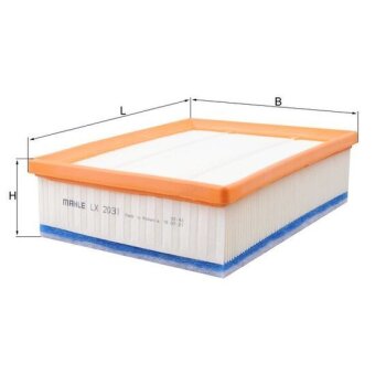 KNECHT Luftfilter LX 2031 - LX2031 für VP7H1U9601AB