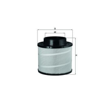 KNECHT Luftfilter LX 741 - LX741 für 12303447