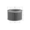 KNECHT Luftfilter LX 446 - LX446 für 1378083000