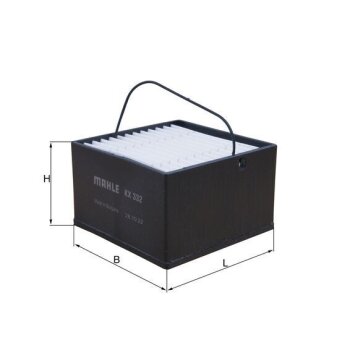 KNECHT Kraftstofffilter KX 332 - KX332 für 81125010021