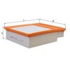 KNECHT Luftfilter LX 1019 - LX1019 für 079133843A