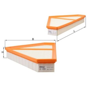KNECHT Luftfilter LX 4254 - LX4254 für T2R1882