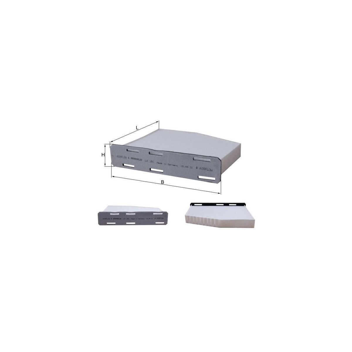 KNECHT Filter, Innenraumluft LA 181 - LA181 für 1K0819422