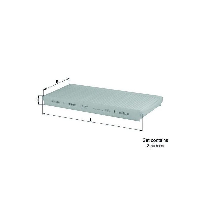 KNECHT Filter, Innenraumluft LA 235/S - LA235/S für LDY461J6X