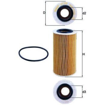 KNECHT Ölfilter OX 370D - OX370D für 1371199