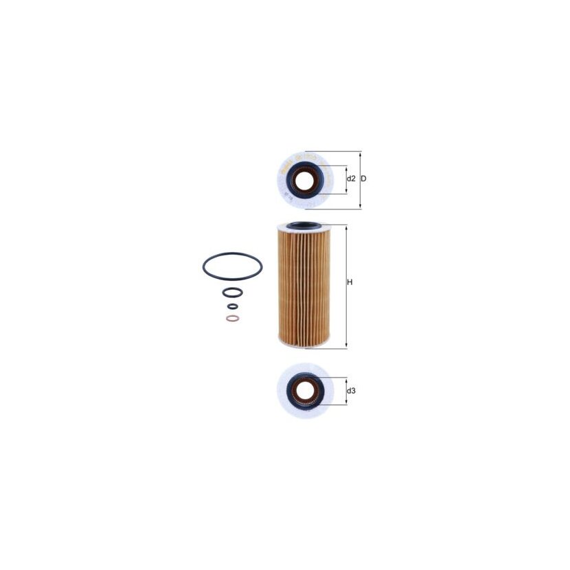 KNECHT Ölfilter OX 177/3D - OX177/3D für 11427788454