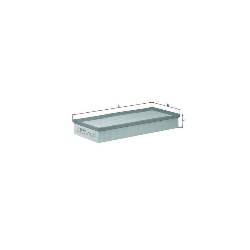 KNECHT Luftfilter LX 792 - LX792 für 7J0129620A