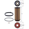 KNECHT Ölfilter OX 560D - OX560D für 11427808443
